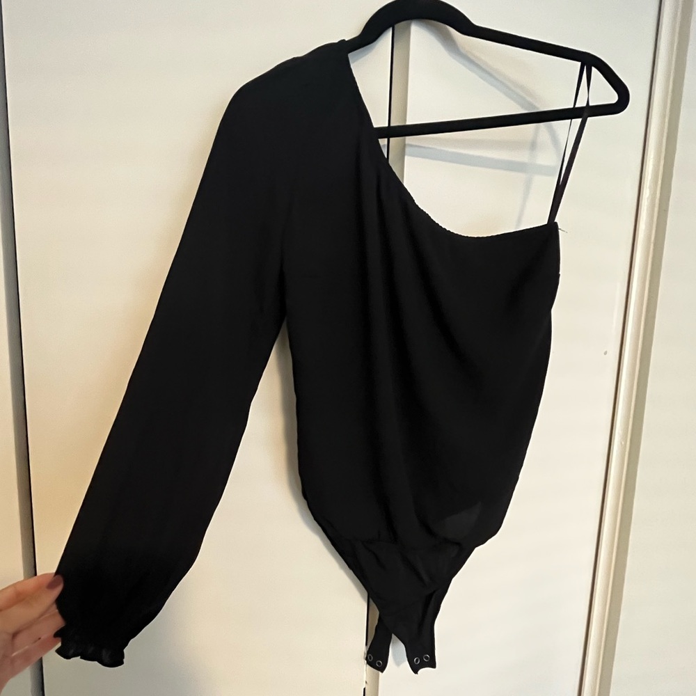 Abercrombie & Fitch One Shoulder Bodysuit